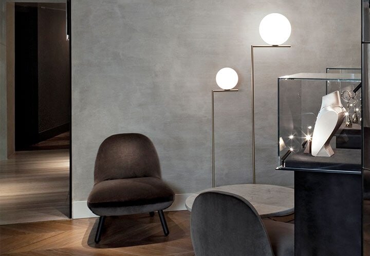 Торшер Flos IC Lights F1 chrome