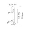 Торшер Flos IC Lights F1 chrome
