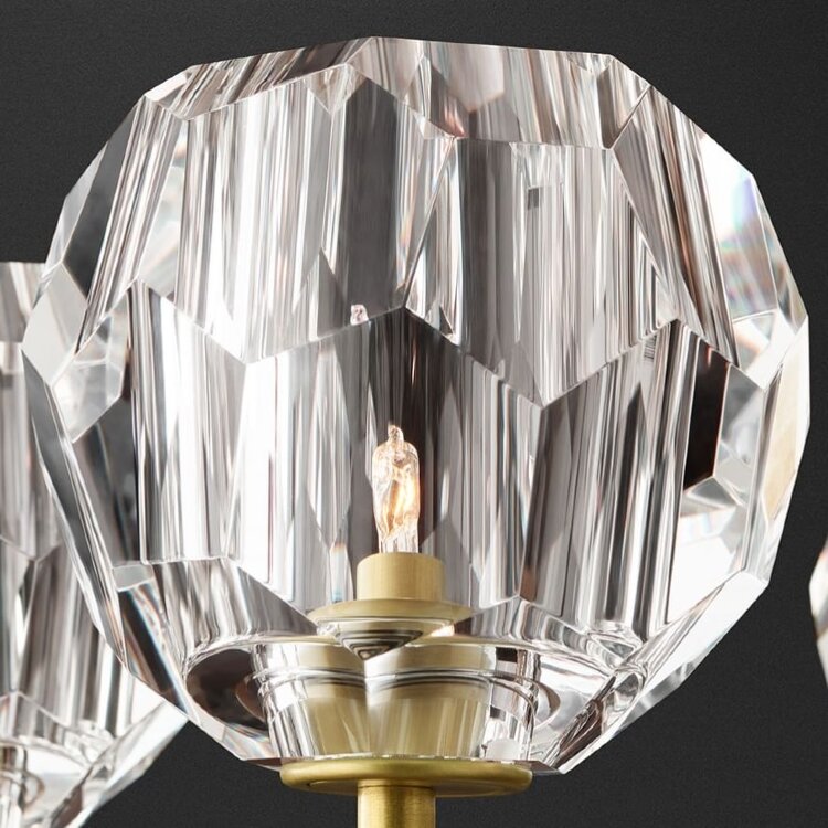 Люстра Restoration Hardware Boule De Cristal Bronze