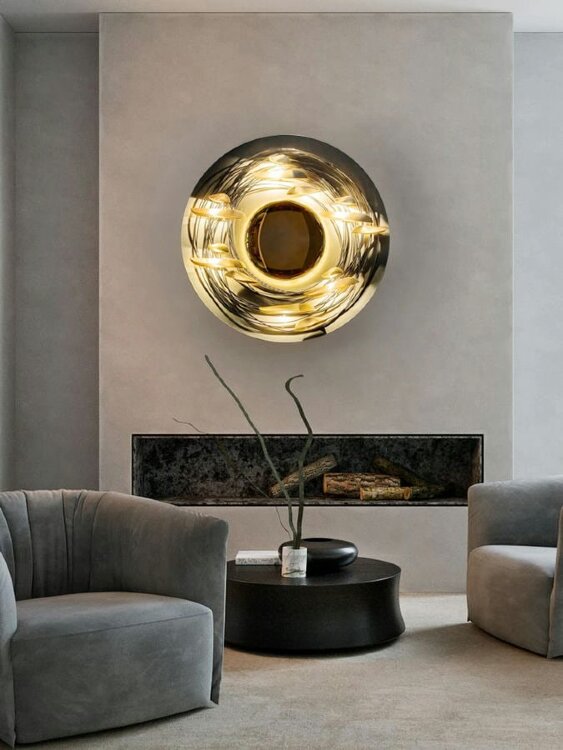 Настенный светильник Delight Collection Anodine 80 brass