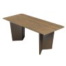 Стол обеденный MOD Interiors Paterna 180х90, фиксированный, шпон Дуба W, MDI.DT.PN.40