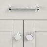 Ручка-скоба Restoration Hardware Lambeth Knurled L.60.9 Polished Chrome