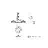 Встраиваемый светильник Leucos SD 803 White