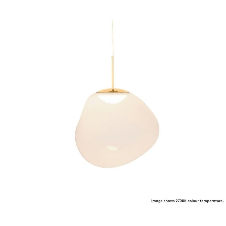Подвесной светильник Tom Dixon Melt Opal/Gold Led