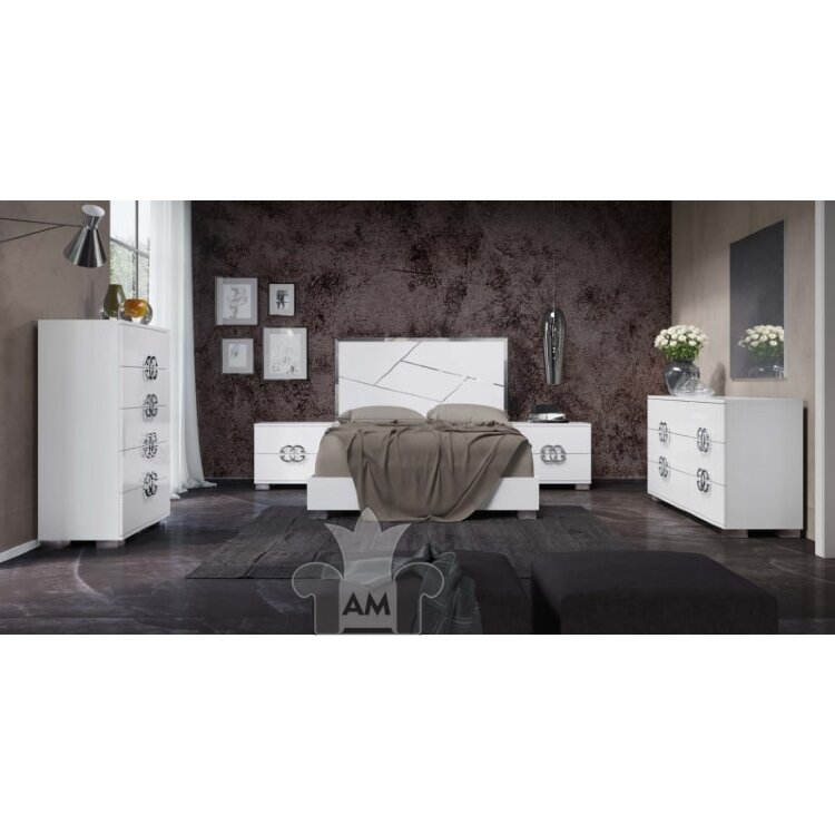 Комод 5 ящиков Status Dafne высокий, DABWHCM02