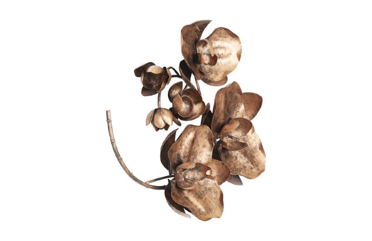 Настенный декор Phillips Collection Orchid Sprig Wall Art Copper