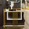 Консоль Misty Nuova иск.мрам/мат.зол см Garda Decor 47ED-182KONS-ZOL