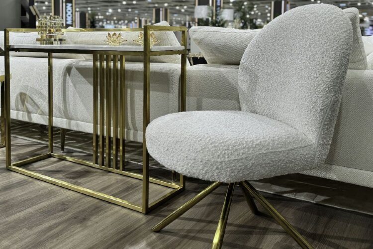 Консоль Misty Nuova иск.мрам/мат.зол см Garda Decor 47ED-182KONS-ZOL