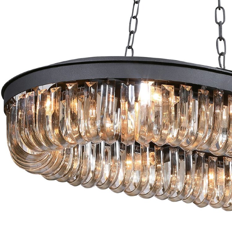 Люстра Delight Collection Crystal 12 black