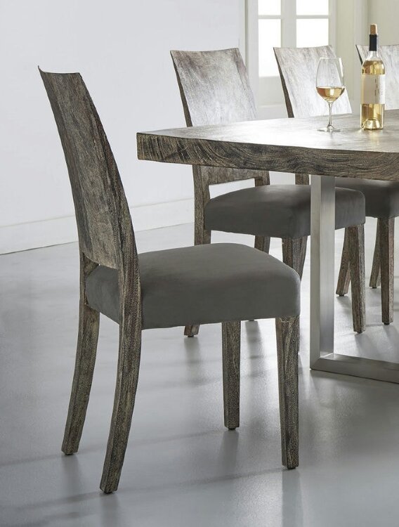 Полукресло Phillips Collection Origins Dining Chair Gray