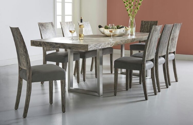 Полукресло Phillips Collection Origins Dining Chair Gray