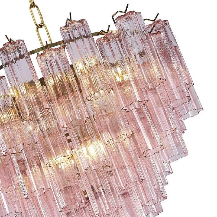 Люстра Delight Collection OWD2093-D75 gold/pink