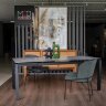 Стол обеденный MOD Interiors Toledo, 160 (200) см, серая керамика Каррара (C47), раздвижной, MDI.DT.TOL.5