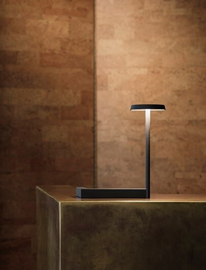 Настольная лампа Vibia Flat 5970 Terra red