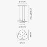 Подвесной светильник Vibia Skan 0280 Black Подвесной светильник Vibia Skan 0280 Black