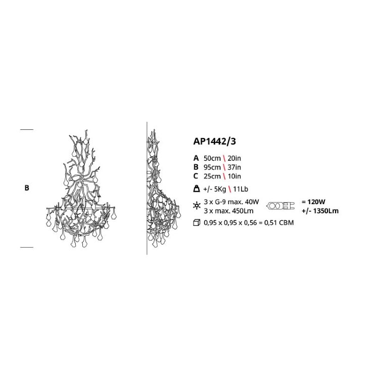 Бра Serip AP1442/3