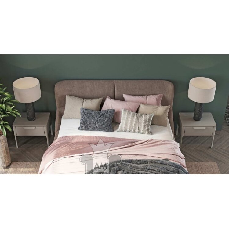 Прикроватная тумба MOD Interiors Ronda, серый матовый лак, MDI.BST.RD.87