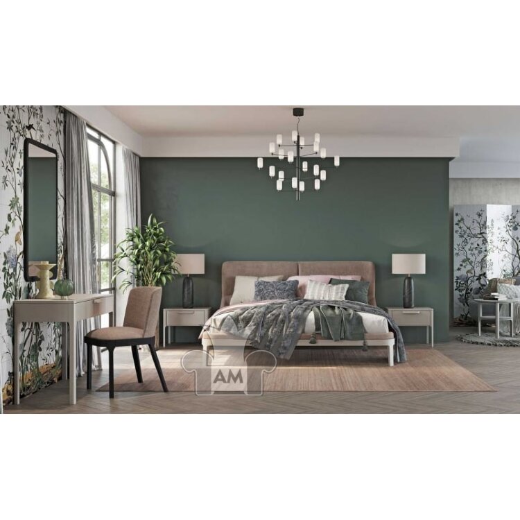 Прикроватная тумба MOD Interiors Ronda, серый матовый лак, MDI.BST.RD.87