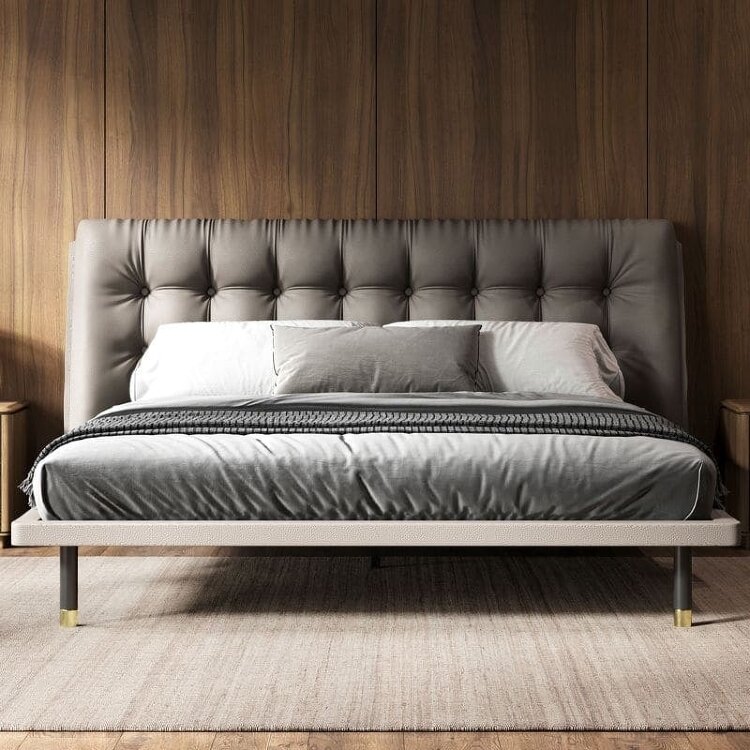 Кровать MOD Interiors Altea, 160х200 см, экокожа PU162, MDI.BD.ALT.1