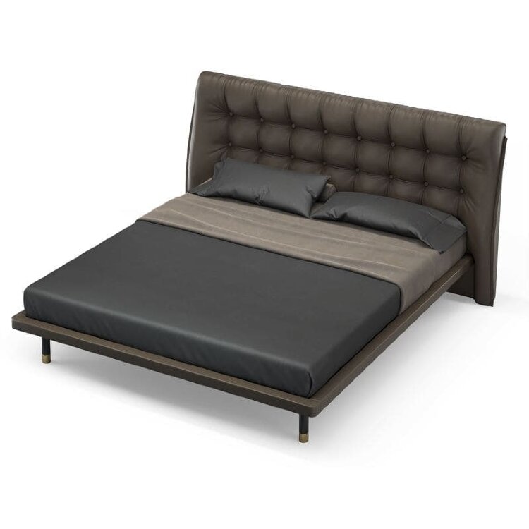 Кровать MOD Interiors Altea, 160х200 см, экокожа PU162, MDI.BD.ALT.1