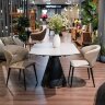Стол обеденный MOD Interiors Toledo, 90 (135) см, керамика цвета Слоновая кость (SH1702), раздвижной, MDI.DT.TOL.18 Стол обеденный MOD Interiors Toledo, 90 (135) см, керамика цвета Слоновая кость (SH1702), раздвижной, MDI.DT.TOL.18