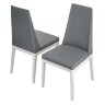 Стул MOD Interiors Ronda, экокожа, серый матовый лак, MDI.CH.RD.94