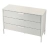 Комод низкий MOD Interiors Ronda, 3 ящика, серый матовый лак, MDI.CHD.RD.88 Комод низкий MOD Interiors Ronda, 3 ящика, серый матовый лак, MDI.CHD.RD.88
