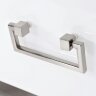 Консоль 2 ящика белая/хром см Garda Decor KFG070-NI