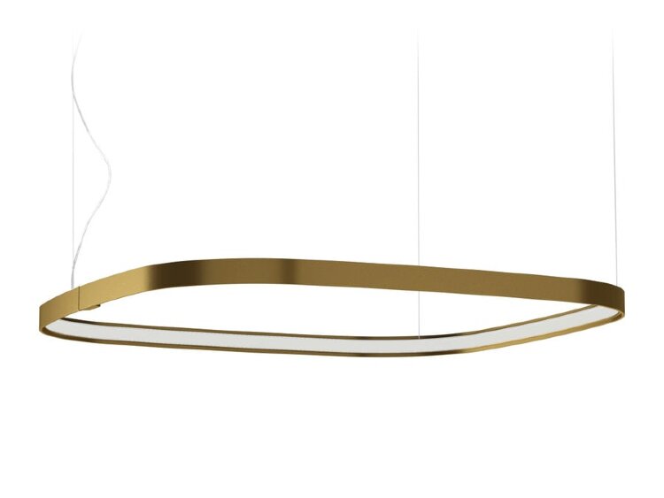 Подвесной светильник Panzeri Zero Square Brass