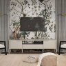 Тумба ТВ MOD Interiors Ronda, 180х45 см, серый матовый лак, MDI.TV.RD.92