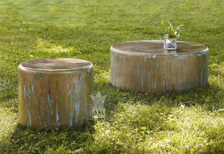 Декоративный стол Phillips Collection Button End Table Lichen