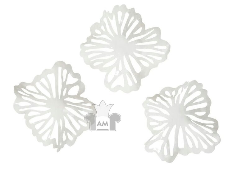 Настенный декор Phillips Collection Flower Extra Small Wall Art White, 3 шт