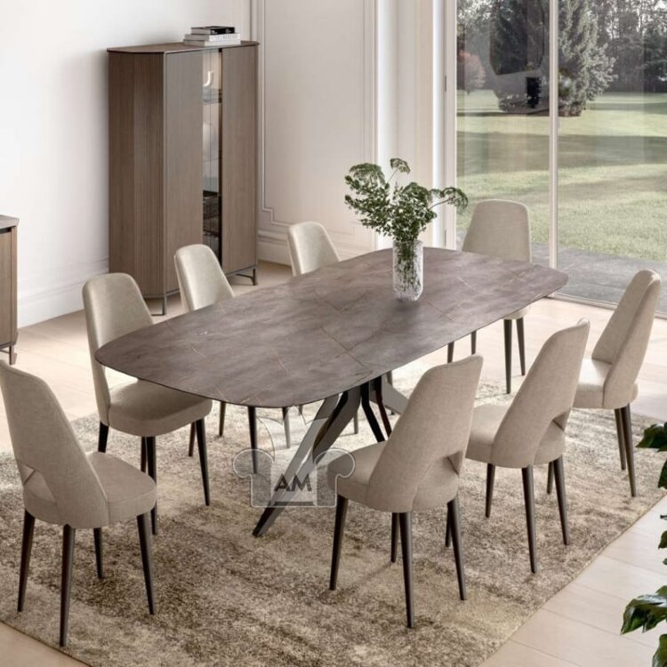 Стол обеденный Status Italy Hexagon, 250x120 см, фиксированный, HEDCNTA05