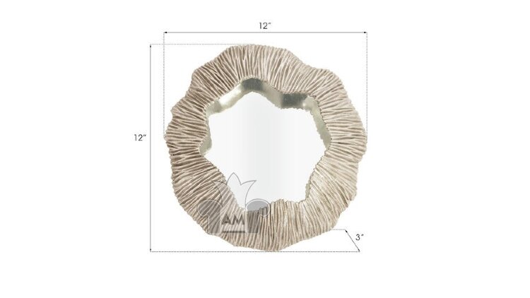 Зеркало Phillips Collection Fungia Mirror Silver