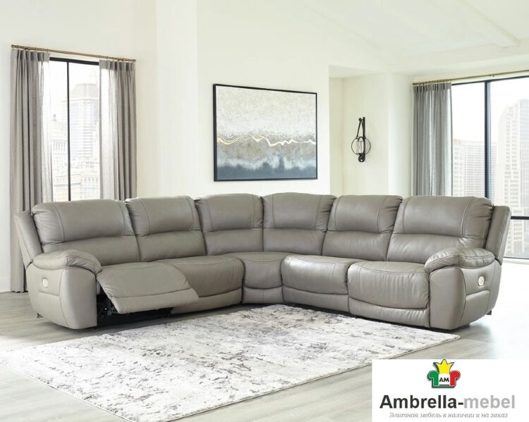 U71605S1 Dunleith 5-секционный диван с реклайнером, ASHLEY