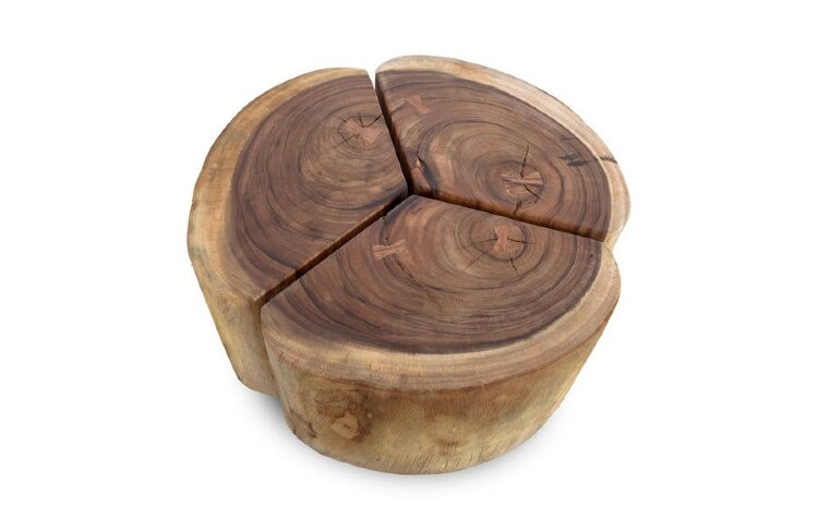 Коктейльный стол Phillips Collection Clover Coffee Table Natural Wood