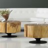 Коктейльный стол Phillips Collection Clover Coffee Table Natural Wood