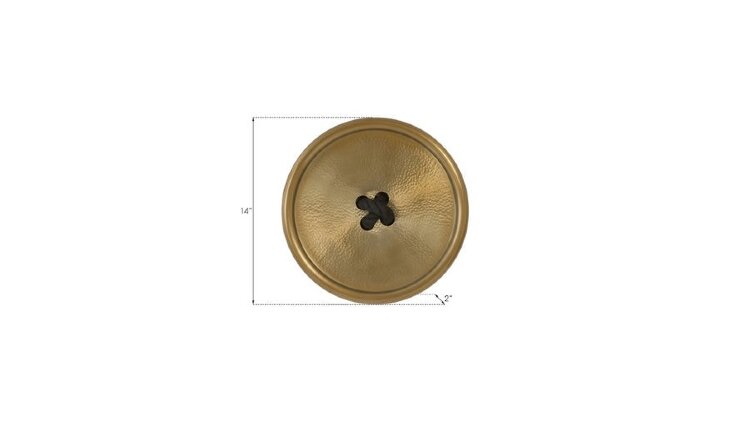 Настенный декор Phillips Collection Button Wall Tile Gold