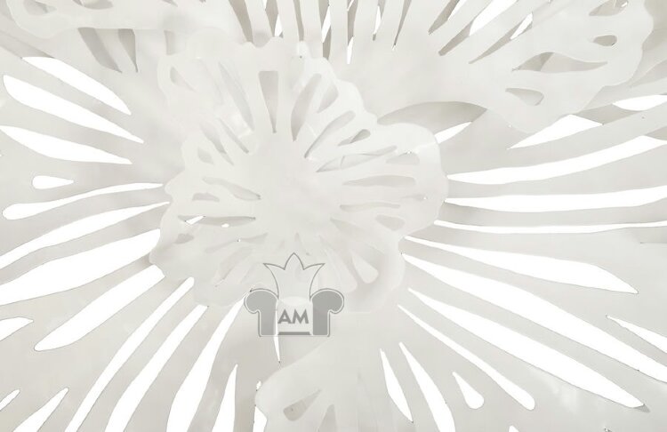 Настенный декор Phillips Collection Flower Wall Art White