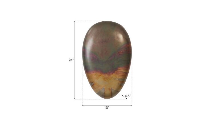 Настенный декор Phillips Collection Patina Oval Wall Stone