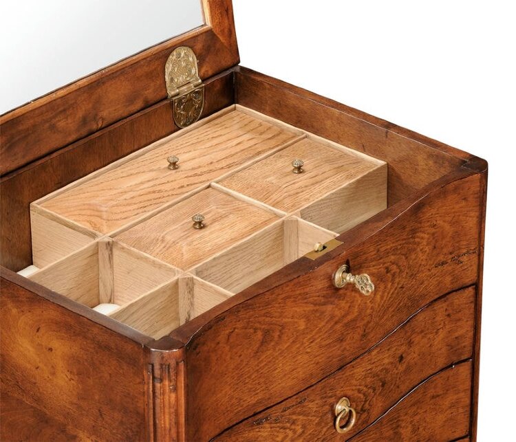 Комод Jonathan Charles Walnut Chest or collectors cabinet