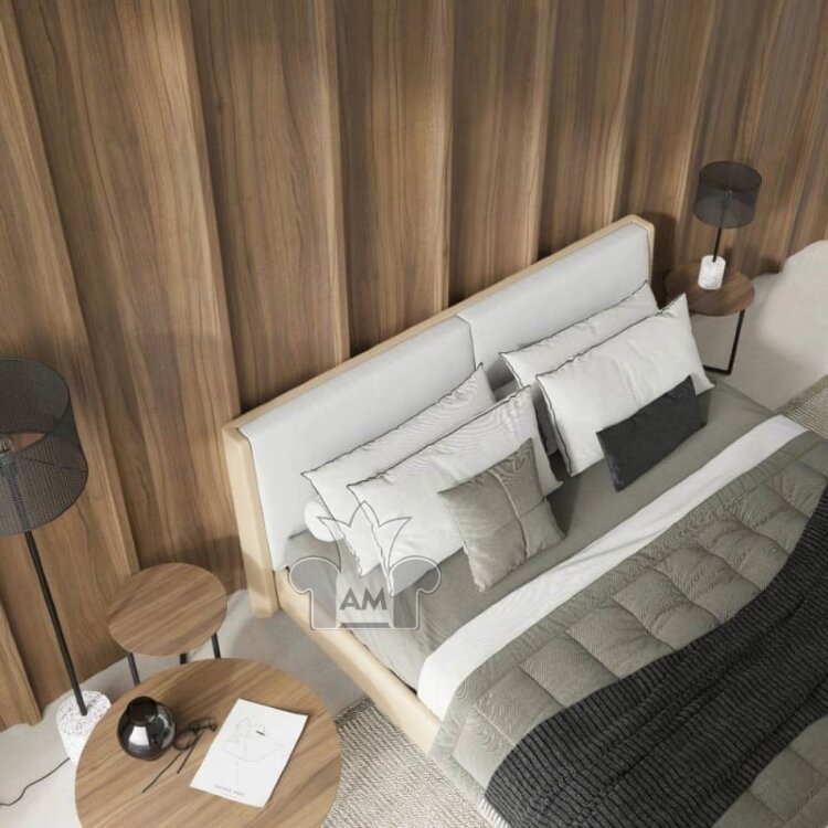 Кровать MOD Interiors Miramar, 160х200, Орех F (V36F), MDI.BD.MRM.1