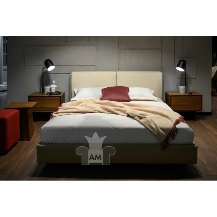 Кровать MOD Interiors Miramar, 160х200, Орех F (V36F), MDI.BD.MRM.1