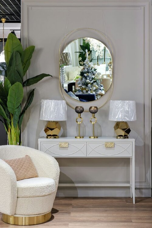 Консоль бежевая см Garda Decor 151SV-00002