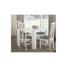Стол обеденный 120 см Status Elegance White со стеклом прямоугольный Стол обеденный 120 см Status Elegance White со стеклом прямоугольный