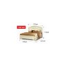 Кровать Torriani Noce Camelgroup, 160x200 без изножья, 128LET.03NO
