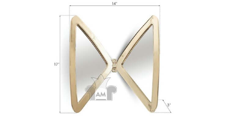 Зеркало Phillips Collection Butterfly Mirror Brass