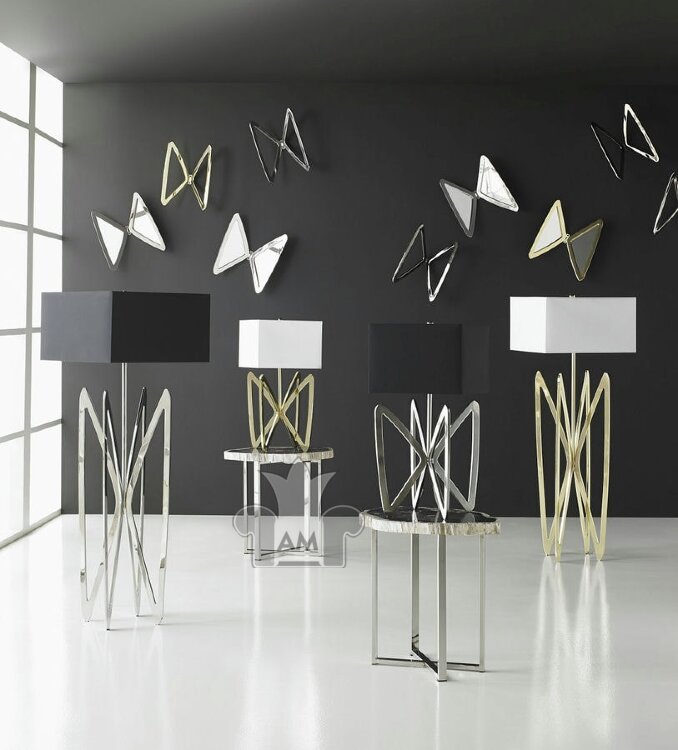 Зеркало Phillips Collection Butterfly Mirror Brass