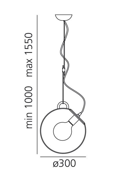 Подвесной светильник Artemide Miconos satin brass