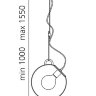 Подвесной светильник Artemide Miconos satin brass Подвесной светильник Artemide Miconos satin brass